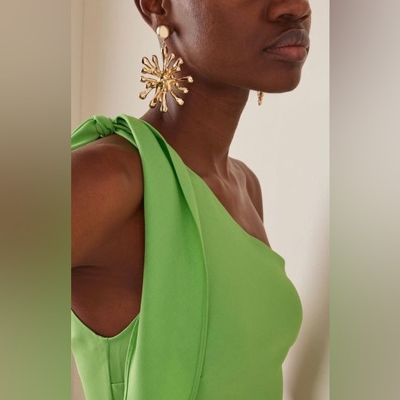 🌺🎉2XHP🎉🌺 NWT Cult Gaia Odeya Gold Statement Earrings - Picture 12 of 16